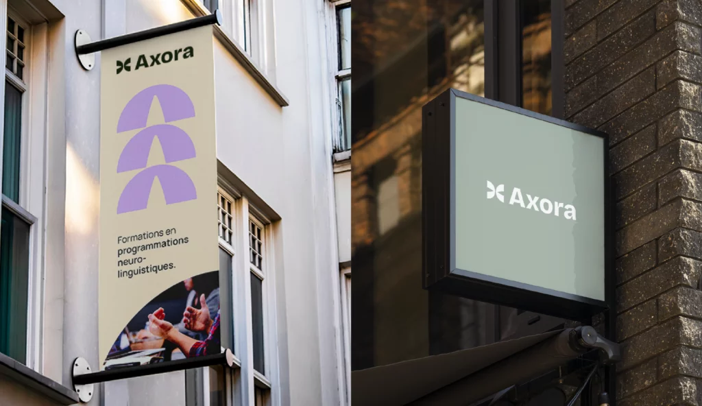 Branding créé par Oversour Studio, studio de branding à Paris et Caen