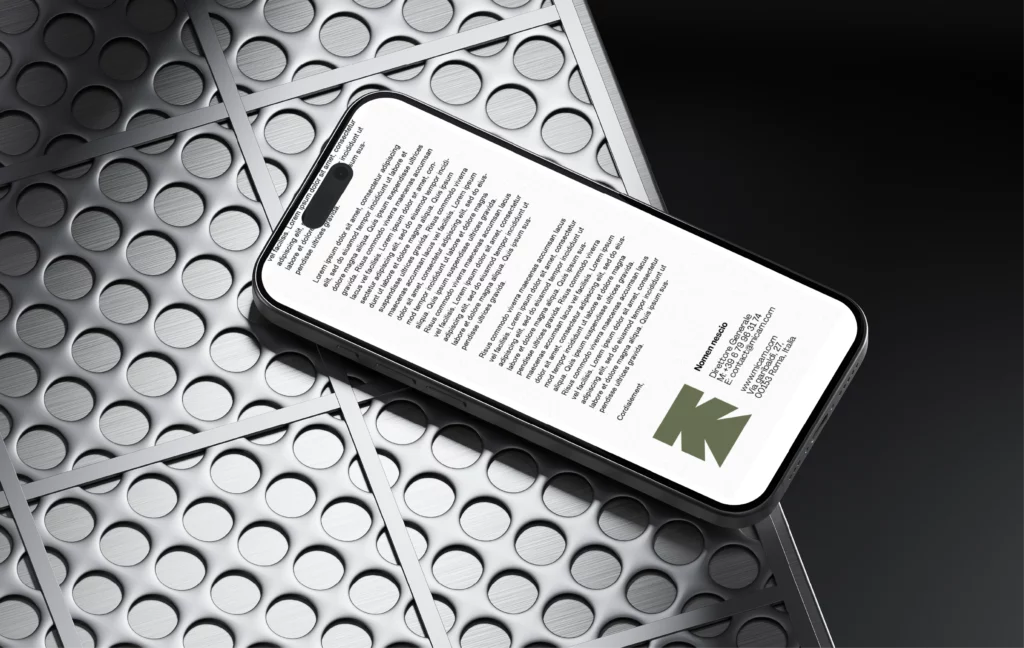 Branding créé par Oversour Studio, studio de branding à Paris et Caen