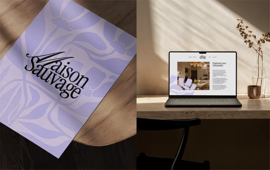 Branding créé par Oversour Studio, studio de branding à Paris et Caen